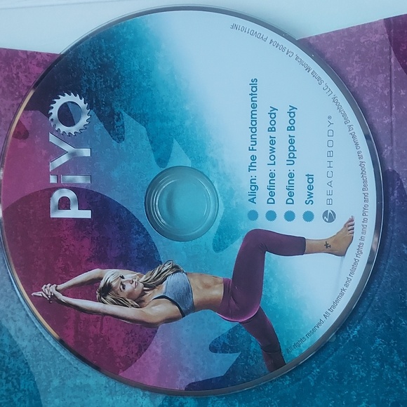 Beachbody Piyo 3 DVD Set with 2 Bonus Dvd's - Picture 4 of 6